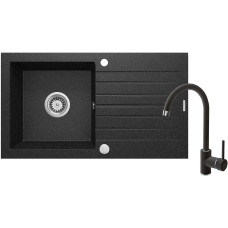 Chiuveta de granit cu baterie 760x440x160mm (..