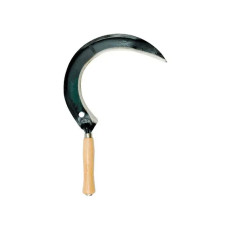 Secera de gradina neteda, 345x220x23 mm, mane..