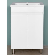 Dulap de podea pentru baie 522x820x435 mm alb..