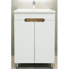 Dulap de podea pentru baie 502x820x460 mm alb..