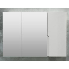 Dulap-oglinda pentru baie 1000x700x155 mm alb..