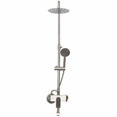 Sistem de dus cu baterie RUBANO. Crom. Inox
