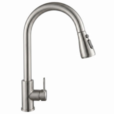 Baterie pentru chiuveta Rubano. Inox. Crom.