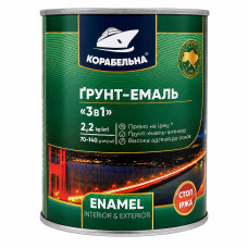 Грунт-эмаль 3 V 1 графит kg КОРАБЕЛЬНАЯ..