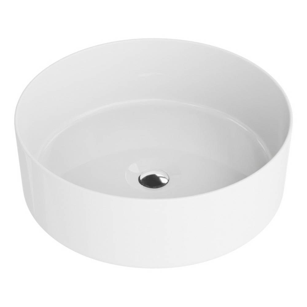 Lavoar pe blat Merida 370x370 mm rotund alb L..