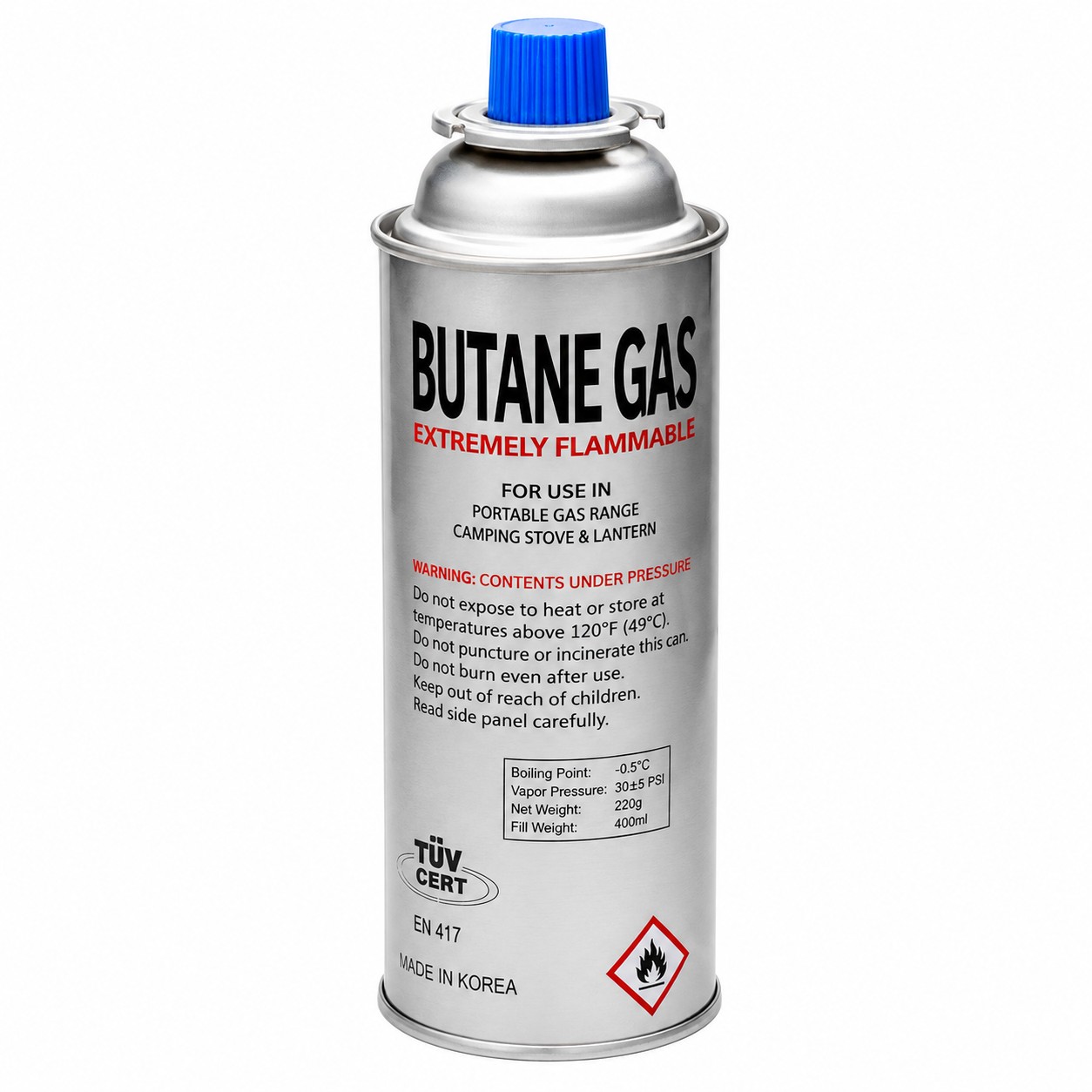 Butelie cu gaz si conexiune rapida Camper Gaz..